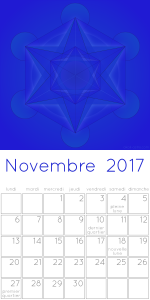 Calendrier novembre 2017