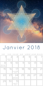 Calendrier des lunaisons en janvier 2018